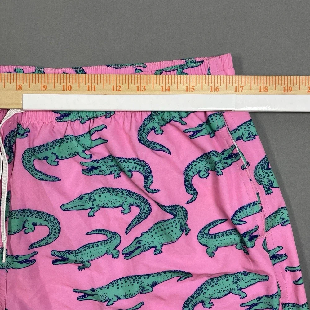Chubbies Mens Glades Gators Swim Trunks Pink Shorts XL‎